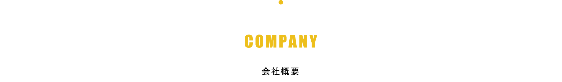 company 会社概要